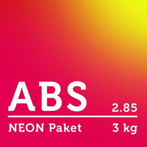 ABS Filament 2.85 mm - NEON Paket