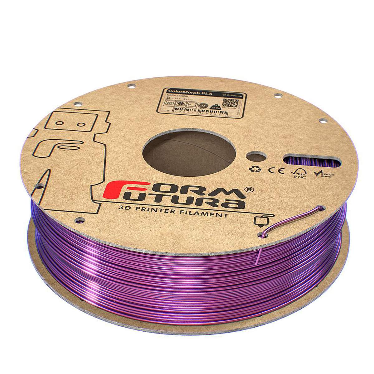 Formfutura - High Gloss PLA - ColorMorph Pink/Violett