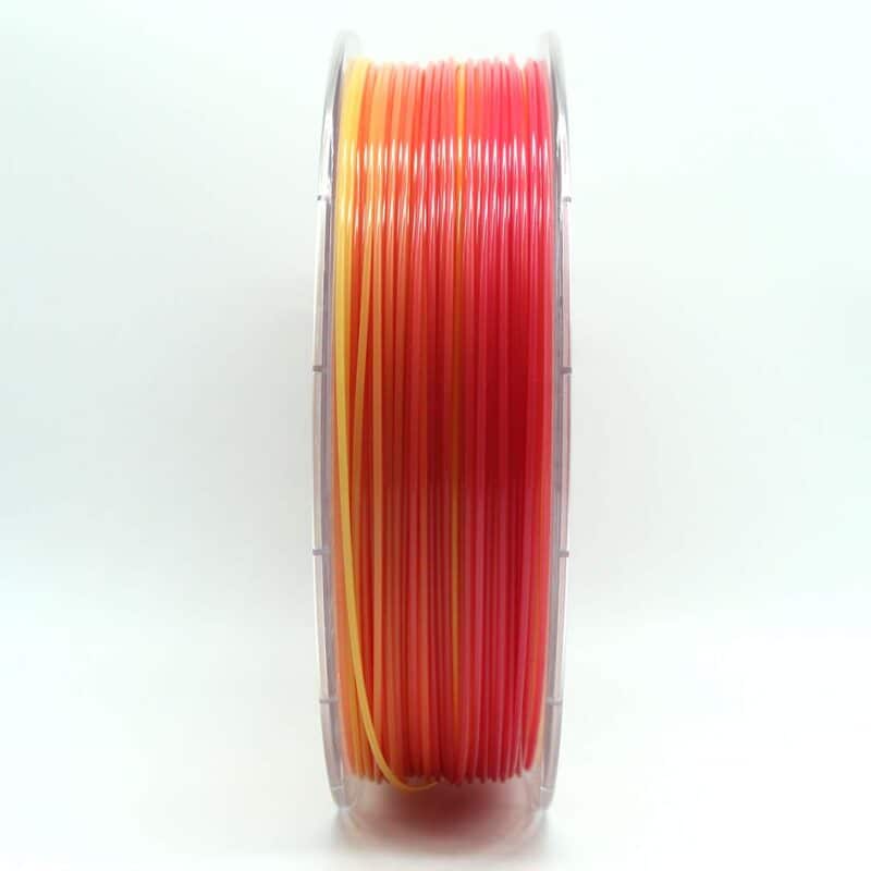 3D Drucker PLA Filament - Multicolor Rot-Orange-Gelb - Unicofil