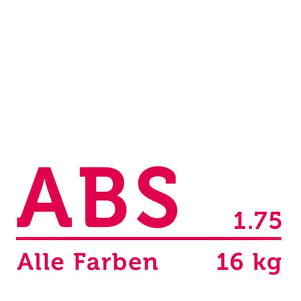 ABS Filament 1.75 mm - Alle Farben Paket