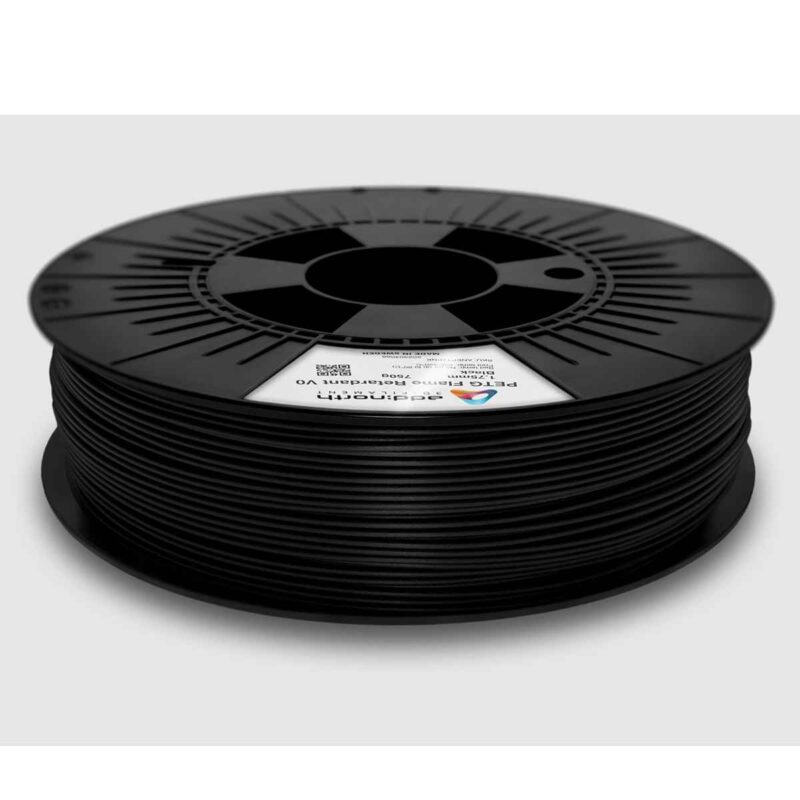 AddNorth - PETG Filament - UL 94 V0 - Feuerfest - Schwarz