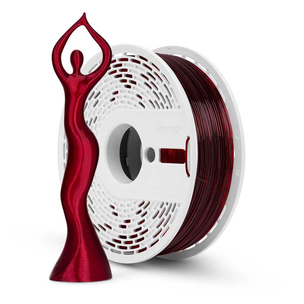 Fiberlogy - HS PLA - High Speed PLA - Burgundy Rot