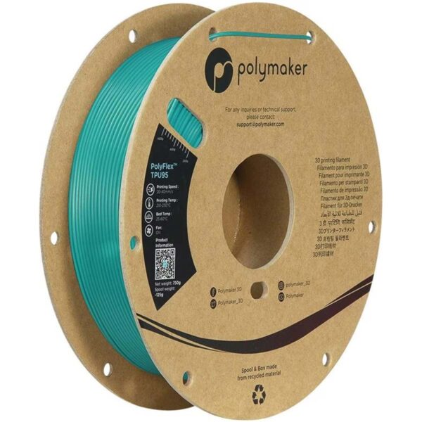 Polymaker - Polyflex TPU95 Filament - Teal / Petrol
