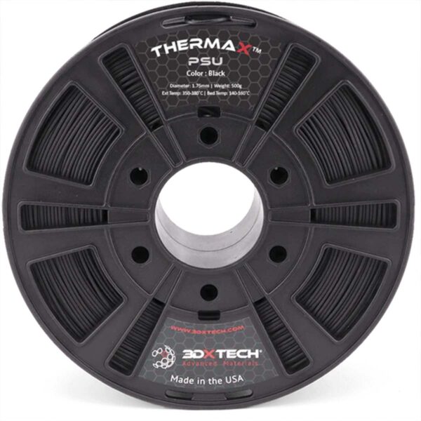 3D Drucker Filament - 3DXTech - ThermaX - PSU - Schwarz