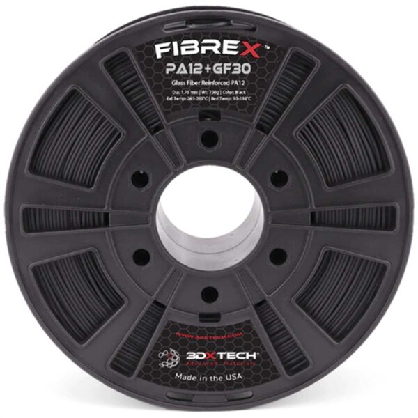 3DXTech - FibreX - Glasfaser PA 12 GF30 - Nylon Filament