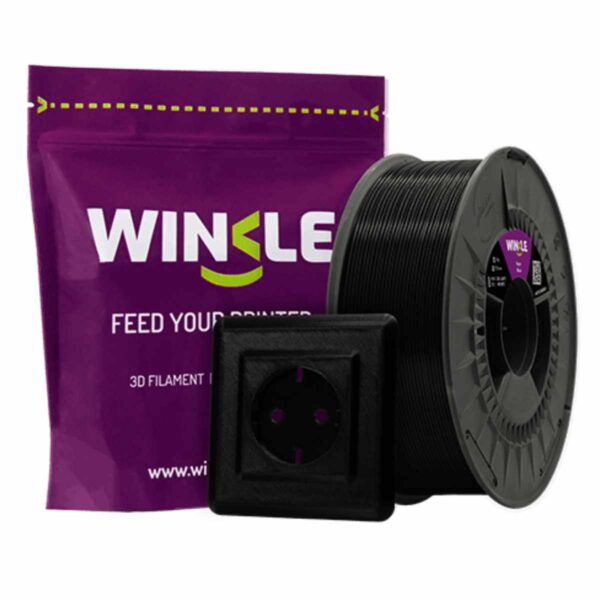 Winkle - PETG B1 - EN 13501 Filament - Schwarz